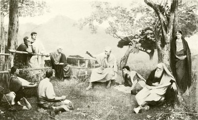Cicero Tusculumissa (syväpaino) tekijältä French School