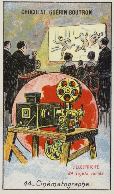 Elokuva (chromolitho) tekijältä French School