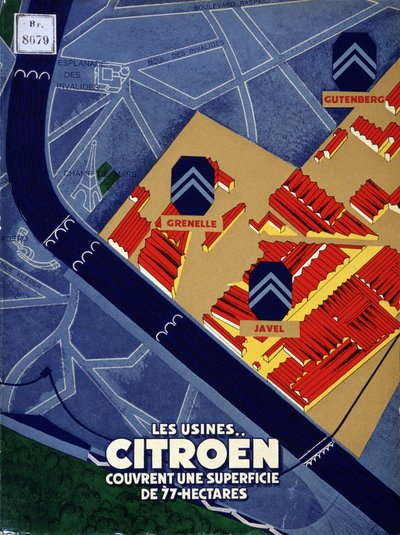 Citroënin tehtaiden pinta-ala on 77 hehtaaria tekijältä French School
