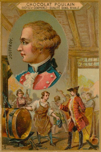 Claude-Francois-Dorothee, markiisi de Jouffroy dAbbans, 1700-luvun ranskalainen höyrylaivan keksijä tekijältä French School