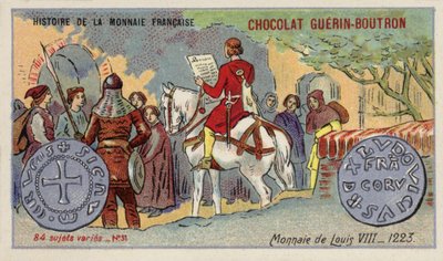 Louis VIII:n kolikot tekijältä French School