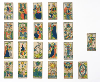 Tarot-korttien kokoelma tekijältä French School