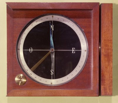 Kompassi, 1800-luvun loppu (puu ja metalli) tekijältä French School