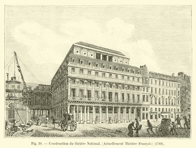 Kansallisteatterin rakentaminen, nykyinen Theater Francais, 1789 tekijältä French School