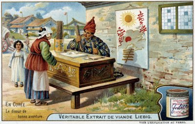 Ydin: ennustaja - kromo. Liebig, v.1900 tekijältä French School