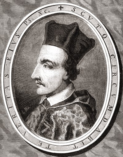 Cornelius Jansen, Ypresin piispa, Pannemaker kaivertanut Latenaccin mukaan Louis Blancin (1811-82) teoksesta "Histoire de la Revolution Francaise" tekijältä French School