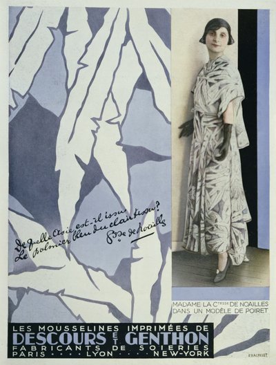 Kreivitär Anna de Noailles (1876-1933) Voguesta, 1930 tekijältä French School