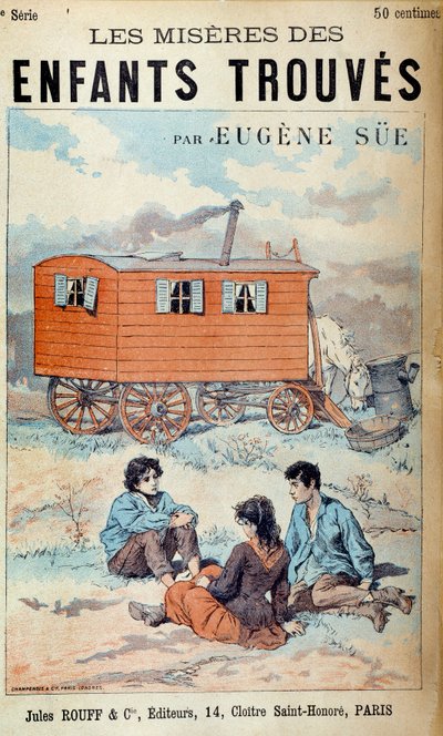 Eugene Suen kirjan "Les miseres des enfants found" kansi tekijältä French School