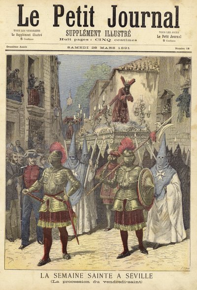 Le Petit Journalin kansi, 28. maaliskuuta 1891 tekijältä French School