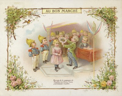 Kruunaustyttö kukkarenkaalla tekijältä French School