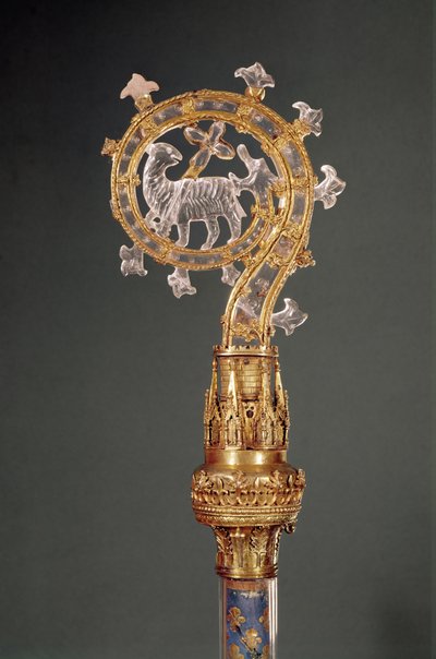 Crozier of the Abbess of Lys, 1200-1400 (kulta ja vuorikristalli) tekijältä French School