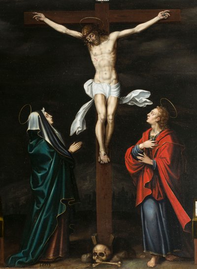 Ristiinnaulitseminen. Auberyn triptyykki tekijältä French School