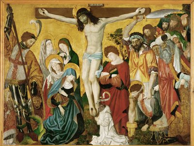 Ristiinnaulitseminen, Pyhän Yrjön alttari (maalaus kankaalle) tekijältä French School