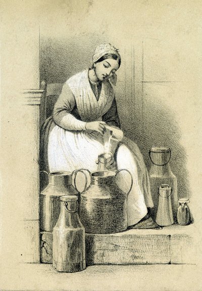 Dairy, Ranska, v.1855 tekijältä French School