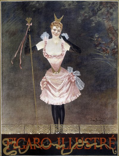 Dancer - "" Figaro Illustrated" -kansi, n.d. tekijältä French School