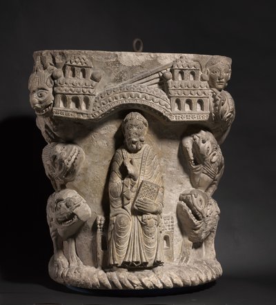Daniel leijonan luolassa, n. 1125-1150 tekijältä French School