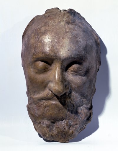 Ranskan kuninkaan Henri IV:n (1553-1610) kuolemanaamio (vaha) tekijältä French School