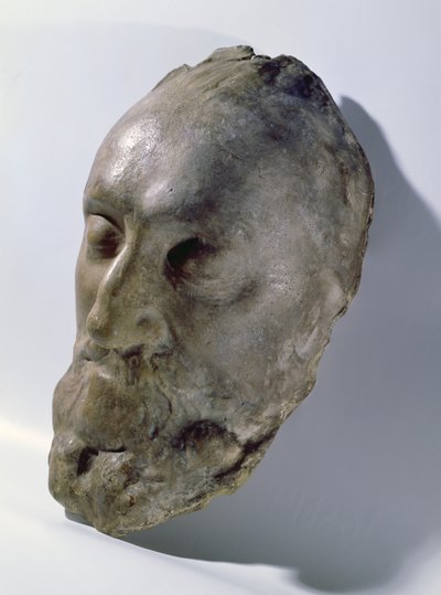 Ranskan kuninkaan Henri IV:n (1553-1610) kuolemanaamio (vaha) tekijältä French School