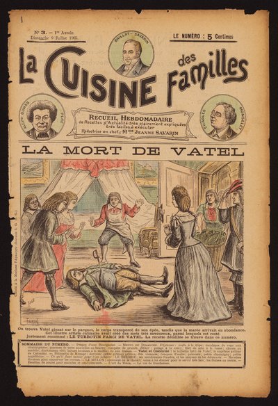 Ranskalaisen keittiömestarin Francois Vatelin kuolema tekijältä French School
