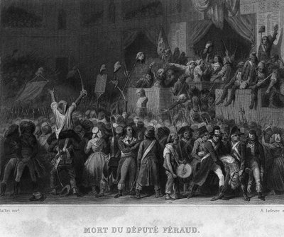 Varajäsen Jean Feraud (tai Ferraud: 1764-1795) kuolema - Thiersin "" Revolution francaise" -kirjassa tekijältä French School