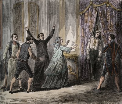 Louis Henri Joseph de Bourbonin, Conden prinssin kuolema (Louis VI Henry of Bourbon Conde) - Conden prinssin (Louis VI Henry of Bourbon Conde) kuolema tekijältä French School