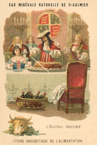 Koristeltu ulkofilee (chromolitho) tekijältä French School