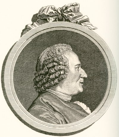 Denis Diderot, 1713 1784. Ranskalainen filosofi, taidekriitikko ja kirjailija. Les Heures Libres, julkaistu 1908. tekijältä French School