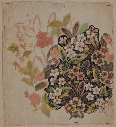 Suunnitelmapiirustus, 1700-luvun alku tekijältä French School