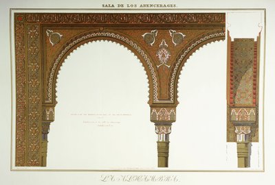 Yksityiskohdat Sala de los Abenceragesin kaarista tekijältä French School
