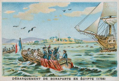 Napoleonin maihinnousu Egyptissä, 1798 tekijältä French School