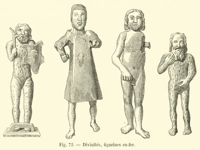 Jumaluuksia, rautahahmoja tekijältä French School