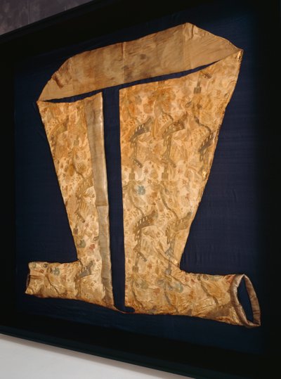 Brandenburg-Preussenin prinsessa Louise Dorothea Sophian kylpytakki, n. 1704-05 (silkki, damasti ja hopeabrokaatti) tekijältä French School