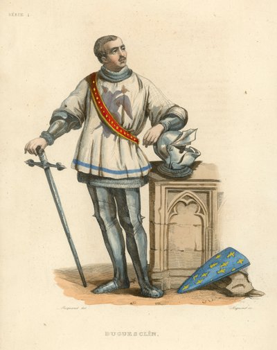 Duguesclin (värillinen kaiverrus) tekijältä French School