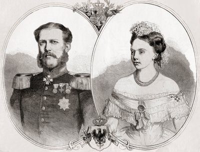 Mecklenburg-Schwerinin herttua William ja hänen vaimonsa prinsessa Frederica Wilhelmina Louise Elisabeth Alexandrine Preussista, L