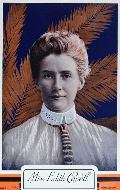 Edith Cavell (1865-1915) Le Petit Journalista, 1915 tekijältä French School