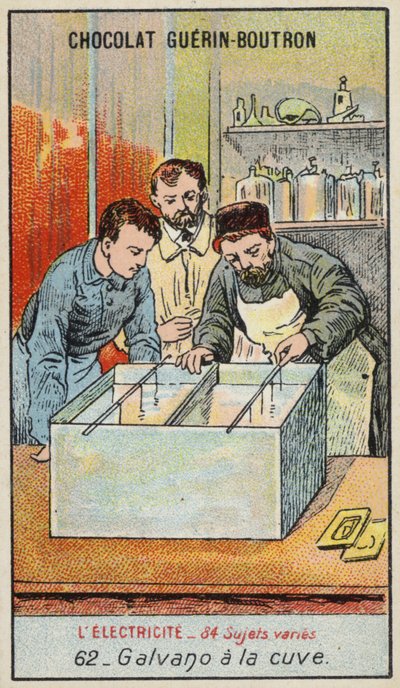 Elektrotyyppisäiliö (chromolitho) tekijältä French School