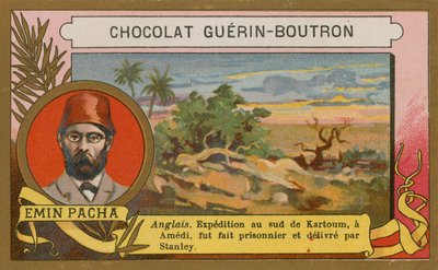 Emin Pasha, Egyptin Equatorian maakunnan kuvernööri. tekijältä French School