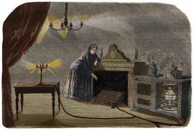 Gravur von 1857 in „Le Musee Des Sciences" von French School