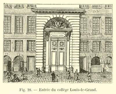 Sisäänkäynti Louis-le-Grand Collegeen tekijältä French School