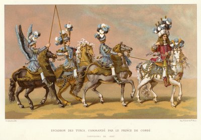 Turkkilaisten laivue, prinssi de Conden komentaja (chromolitho) tekijältä French School