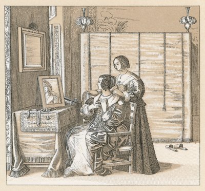 Eurooppa XVII vuosisadan puku tekijältä French School