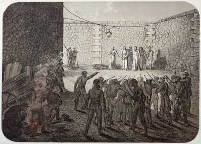 Panttivankien teloitus kommuunin aikana, 1871 tekijältä French School
