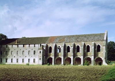 Ulkokuva Cistercian Abbeysta tekijältä French School