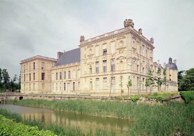 Näkymä linnan ulkopuolelta, rakennettu 1518-49 tekijältä French School