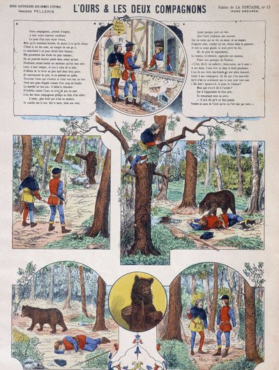 La Fontainen satu: Karhu ja kaksi seuralaista - Image d