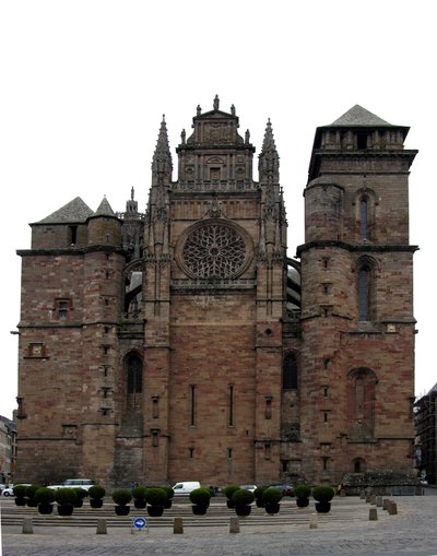 Notre-Damen katedraalin julkisivu, 1200-1600-luku tekijältä French School