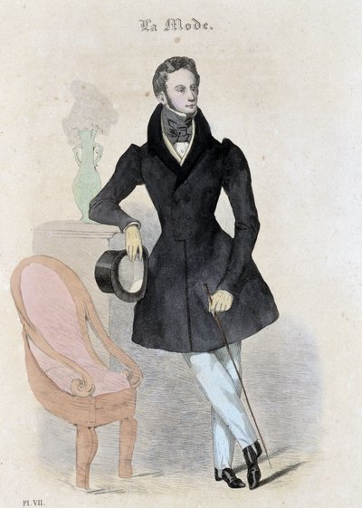 Muoti maskuliininen - "" Journal des tailors" -lehdessä tekijältä French School