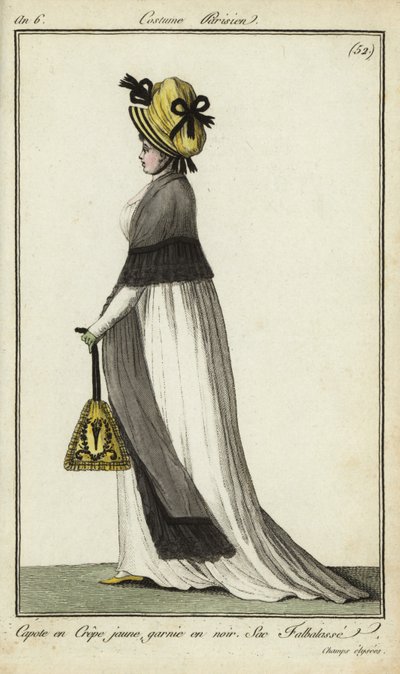 Muodikas nainen Champs-Elysées