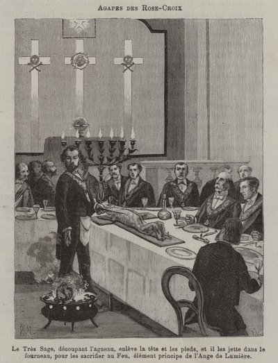 Feast of the Rose Croix (kaiverrus) tekijältä French School