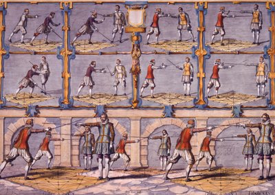 Miekkailu, Girard Thibaultin Academie de lEspée, julkaistu 1628 tekijältä French School